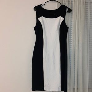 Nicole Miller Color Blocking  midi dress medium/ 6